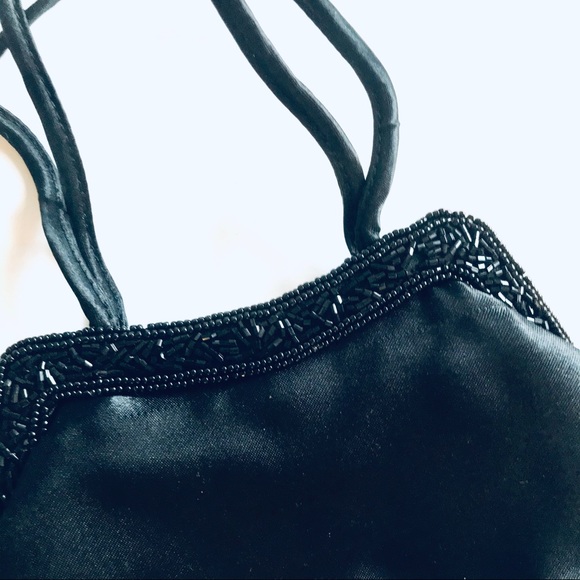 Beaded Clutch Wristlet - Black - Picture 6 of 8